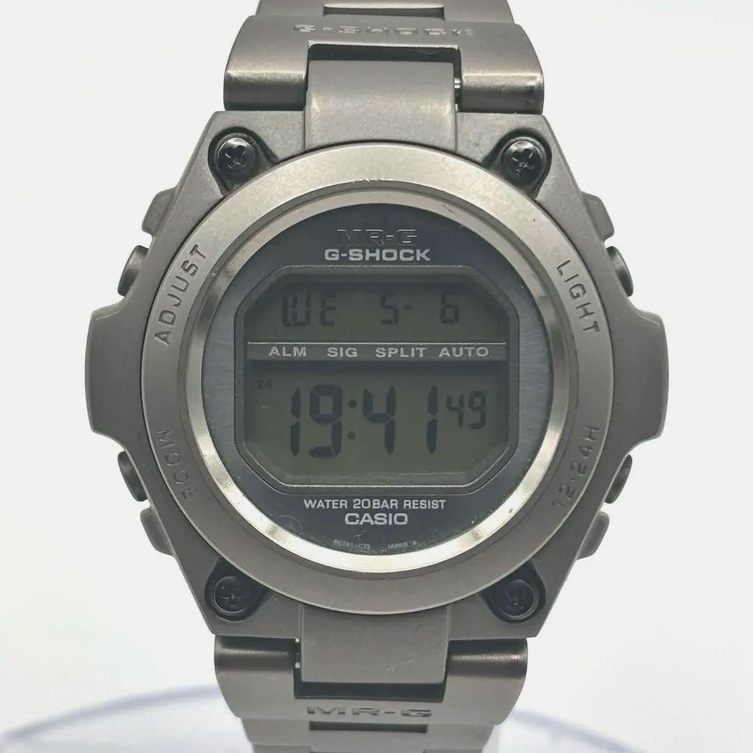 Casio MRG 100T G SHOCK Full Metal Titanium Silver