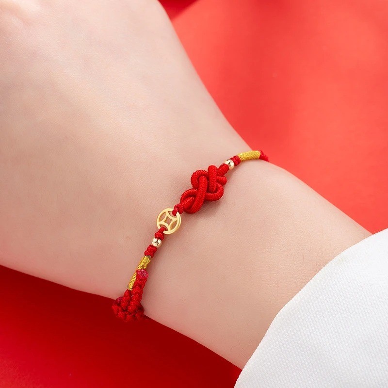 Lucky Red String Bracelets Men Women Handmade Braided Bracelet. Adjustable