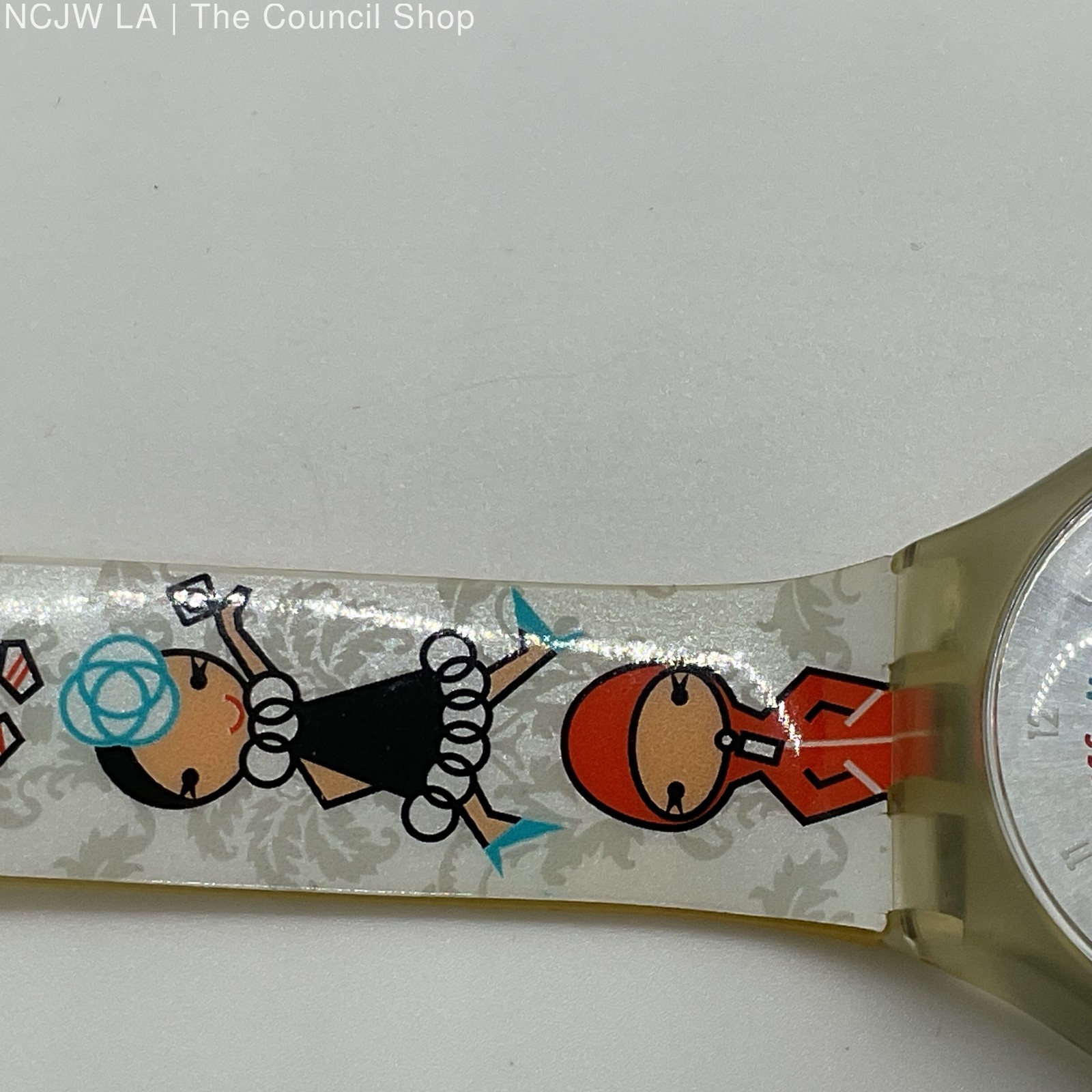 SWATCH Touch Game Dressin’ Day STGK103 Watch- NEVER WORN- NEEDS BATTERY