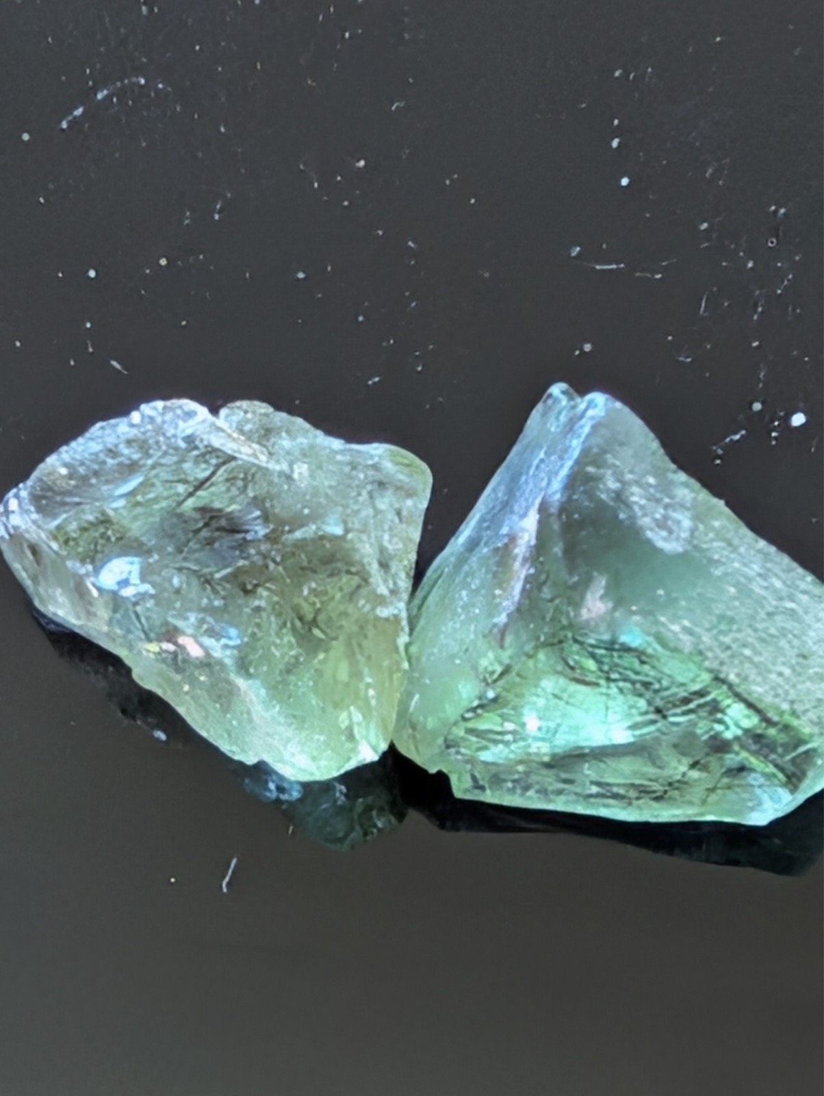 USA Seller 10.00 ct Cut to IF Rutilated peridot rutile facet rough gemstone