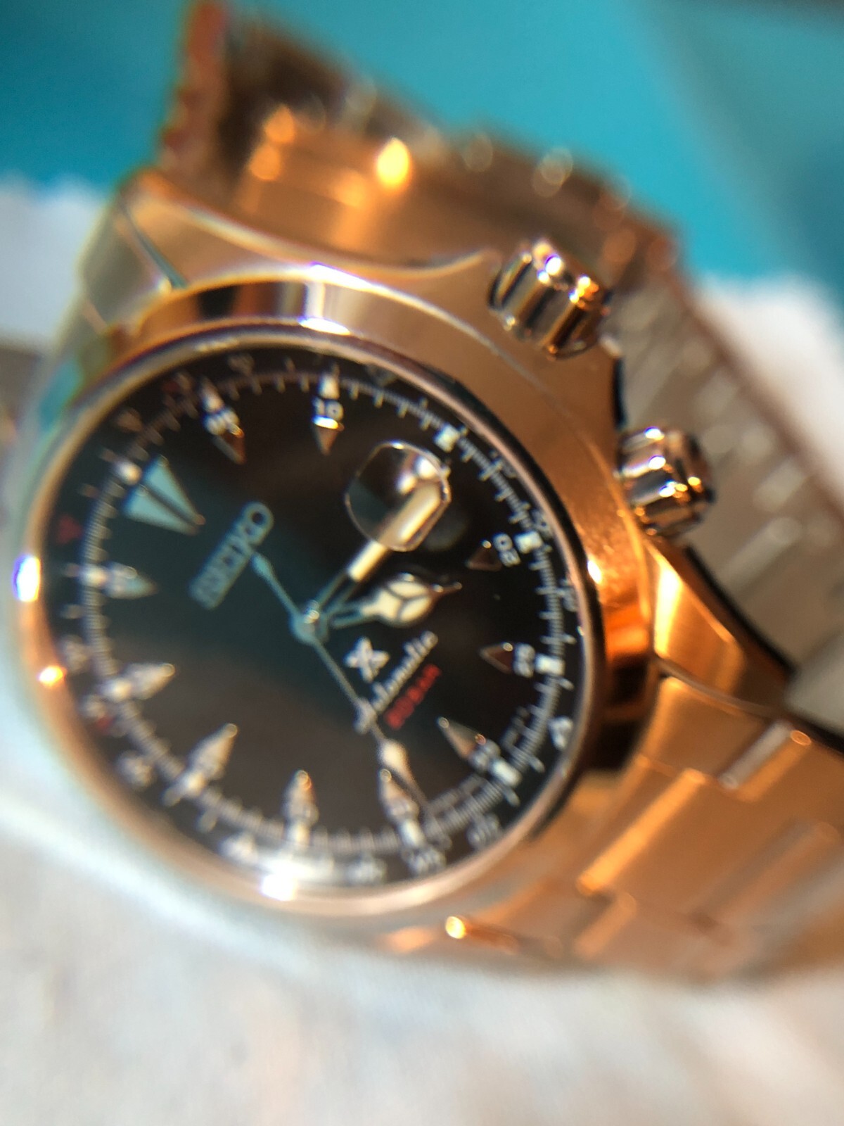 Seiko Alpinist Men’s Black Watch – SPB117J1