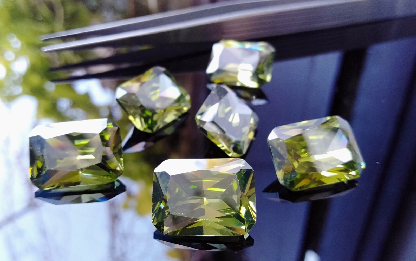 Cubic Zirconia AAA Quality Octagon shape 10 Multi-Colors CZ Stones(3x5to12x16)mm