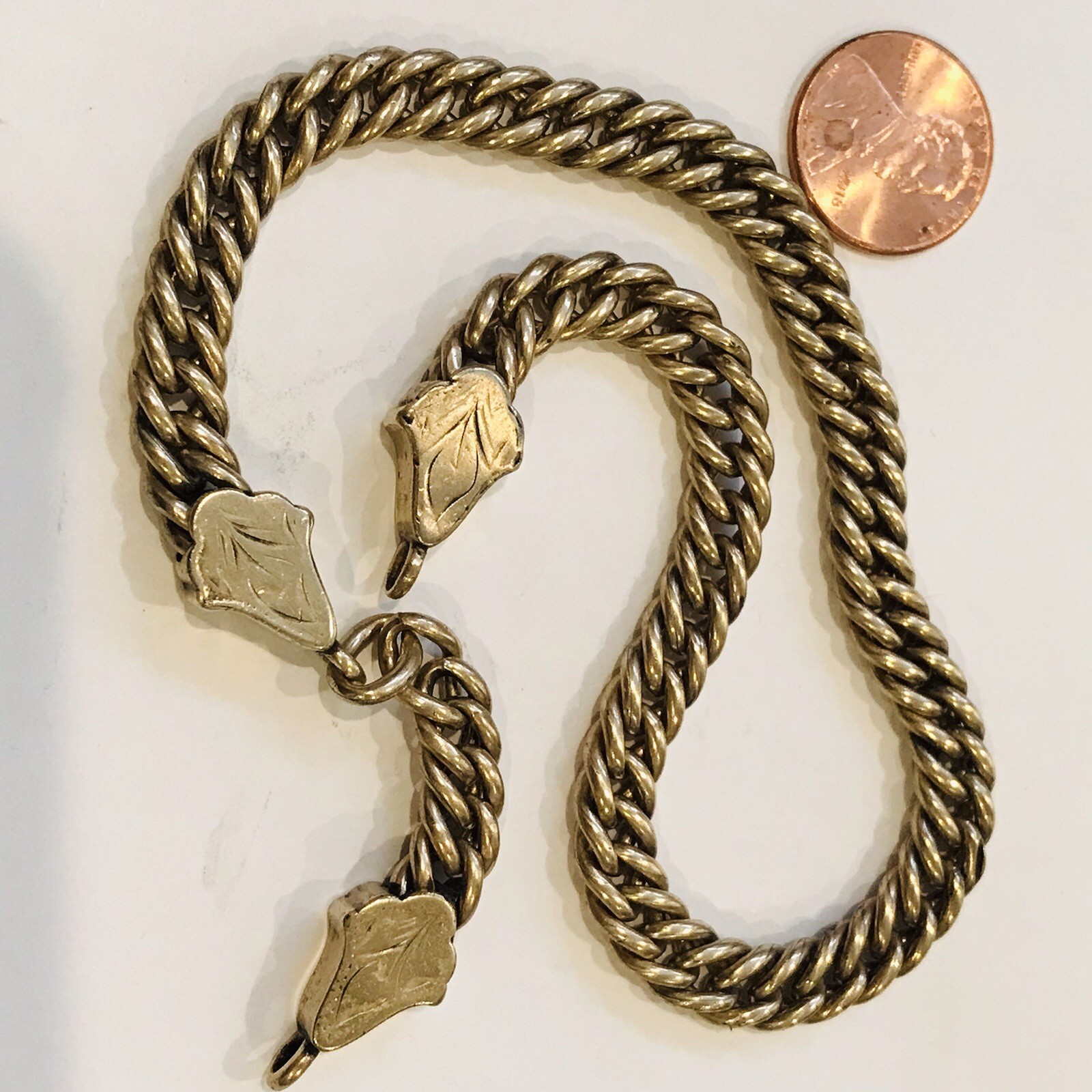 ANTIQUE 13” Victorian Gold Filled 45 Grams Pocket Watch necklace Chain