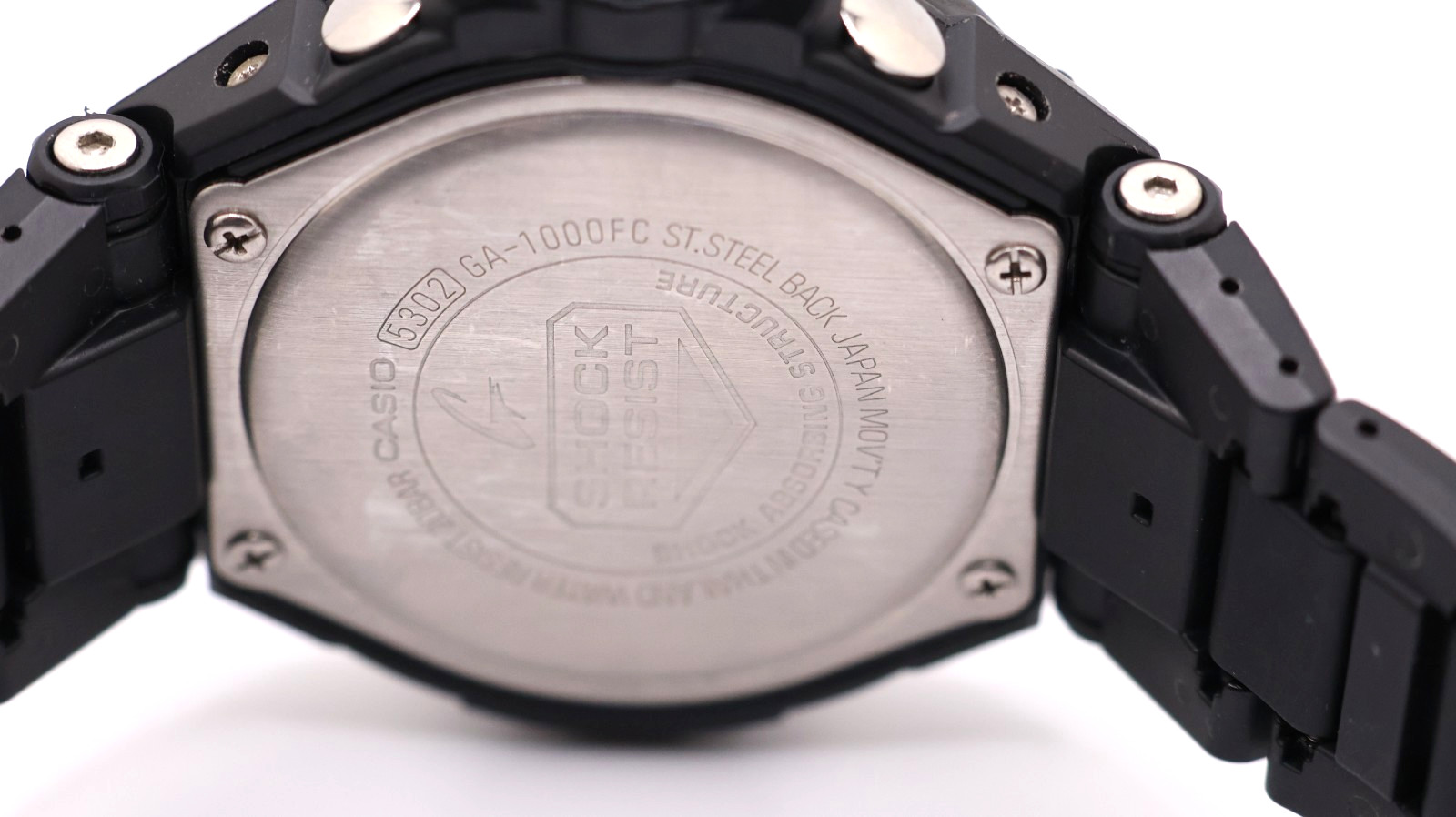 CASIO G-SHOCK GA-1000FC, “Gravitymaster” Metal and Plastic Bracelet