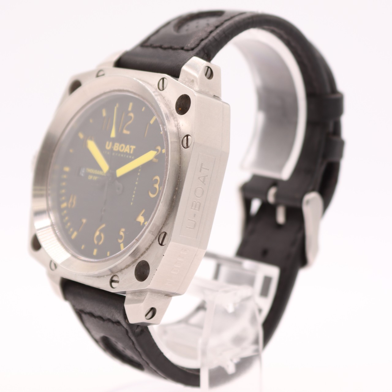 Vintage 43mm Italo Fontana 000443742-001 Thousands of Feet Automatic Italy Steel