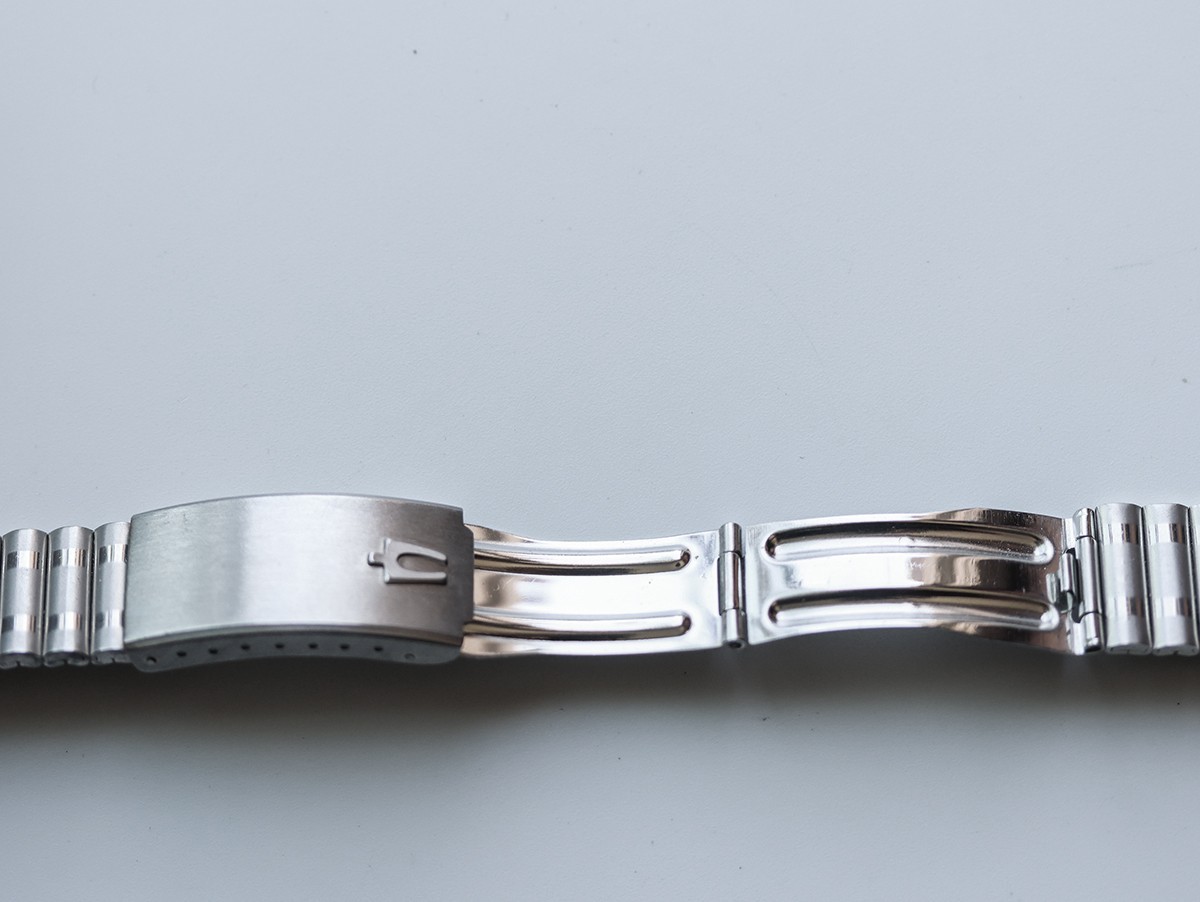 Bulova Vintage Watch Bracelet Band Silver Stainless Steel 17.4mm