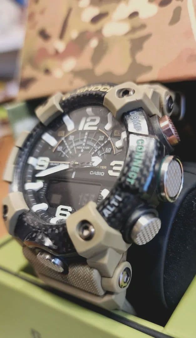 CASIO G-Shock GG-B100BA-1AJR Mudmaster British Army Camo Bluetooth Watch Japan