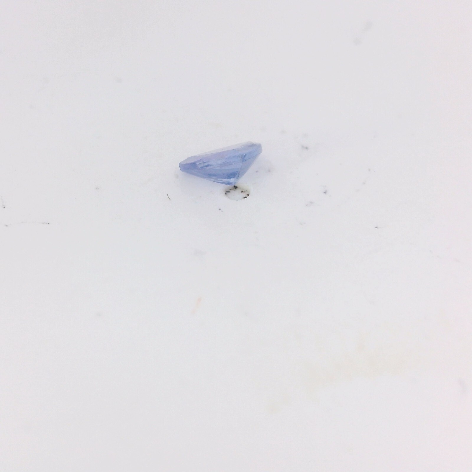 0.57ct Loose Trillion Cut Tanzanite 5 x 5mm Blueish Violet Intense