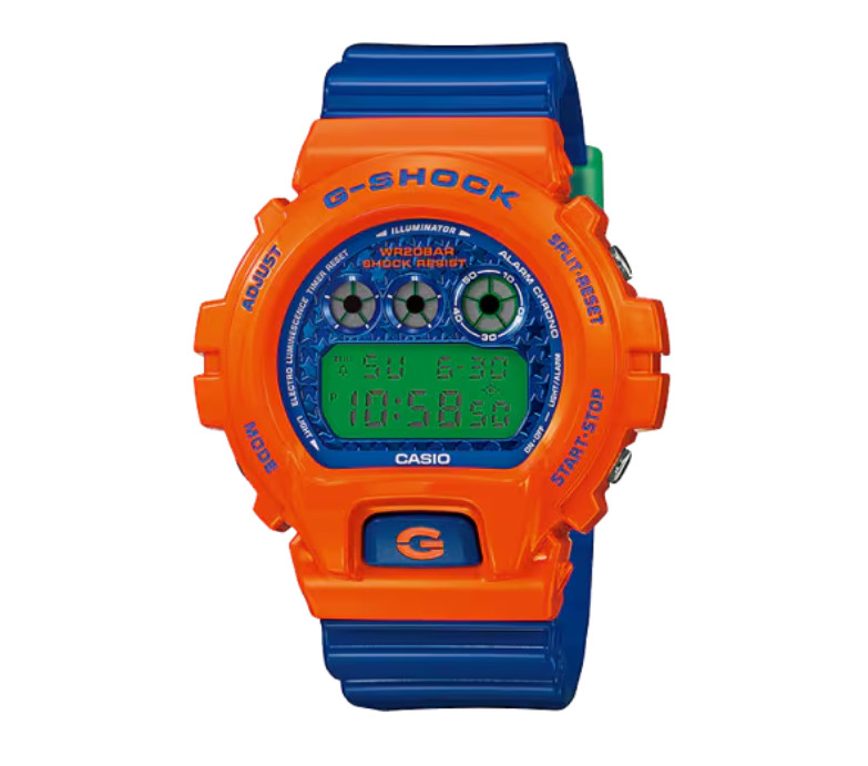 G-Shock casio DW-6900SC-4 BLUE &ORENGE DW-6900SC-4 Rare Brand New