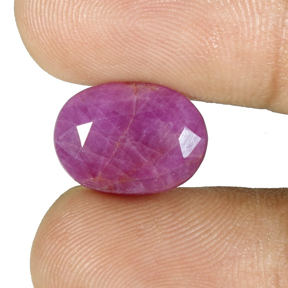 Alluring Radiant Cut Red Ruby A+ Quality Loose Gemstone 11.00 Cts Burmese Ruby