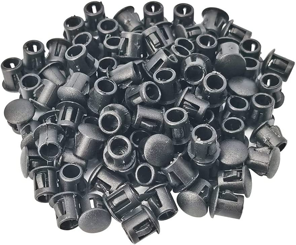 Hole Plugs 1/4″ Plastic Flush Type Hole Plugs for 5.5-6Mm Hole Snap in Locking