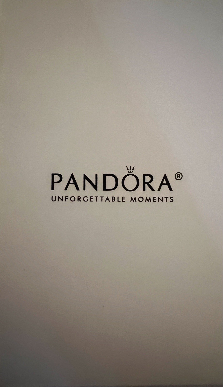 Pandora Ergonomic 925 Sterling Silver CZ Shimmering Ring. Size 48.