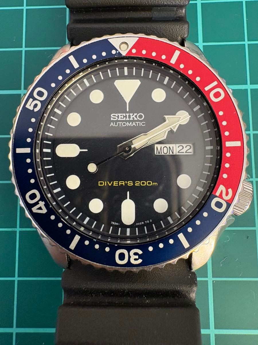 [B1P] SEIKO AUTOMATIC DIVER’S 200m SKX009J1 7S26 0020 Watch [x4n]