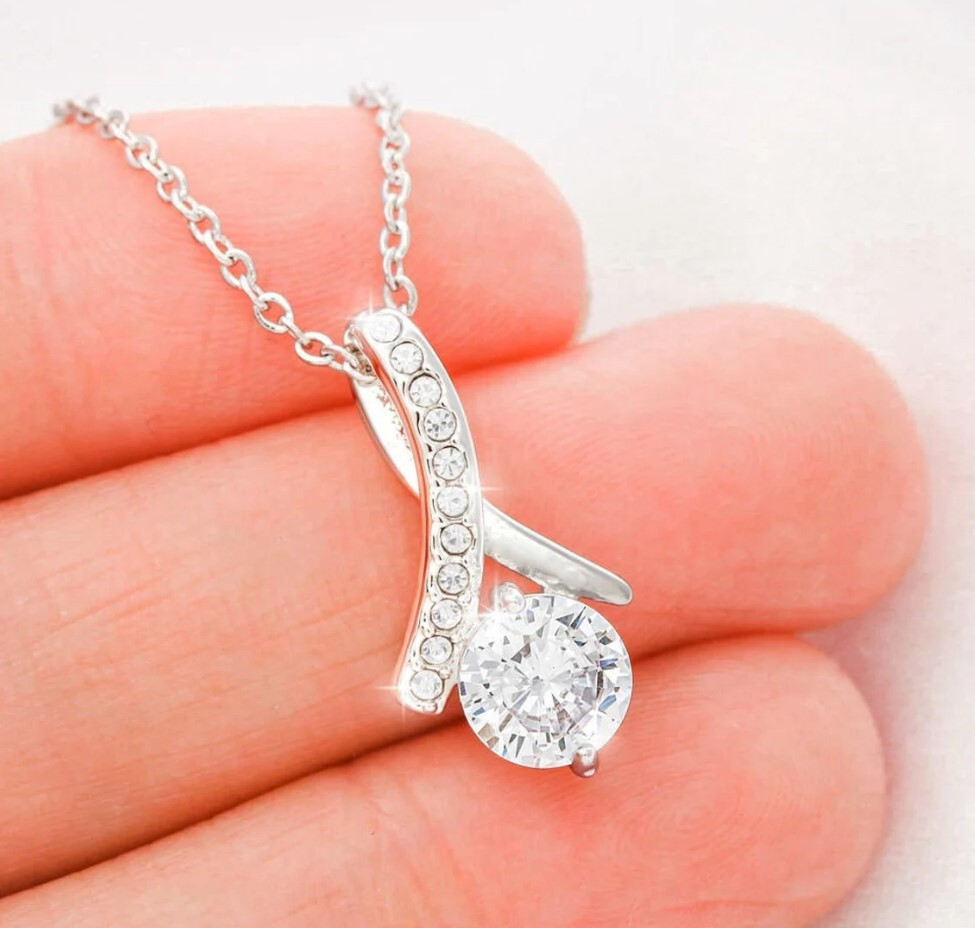 Bonus Daughter Necklace, Birthday Gift for Daughter from Dad Mom, Step Daughter
