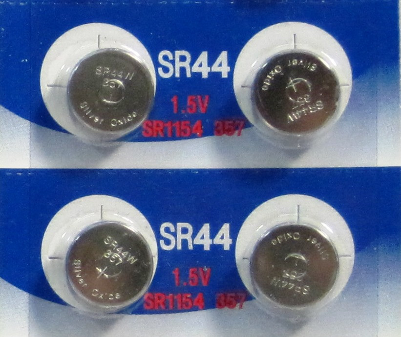 4 Pcs 357 303 SR44 Silver Oxide Watch Cell Replacement Battery