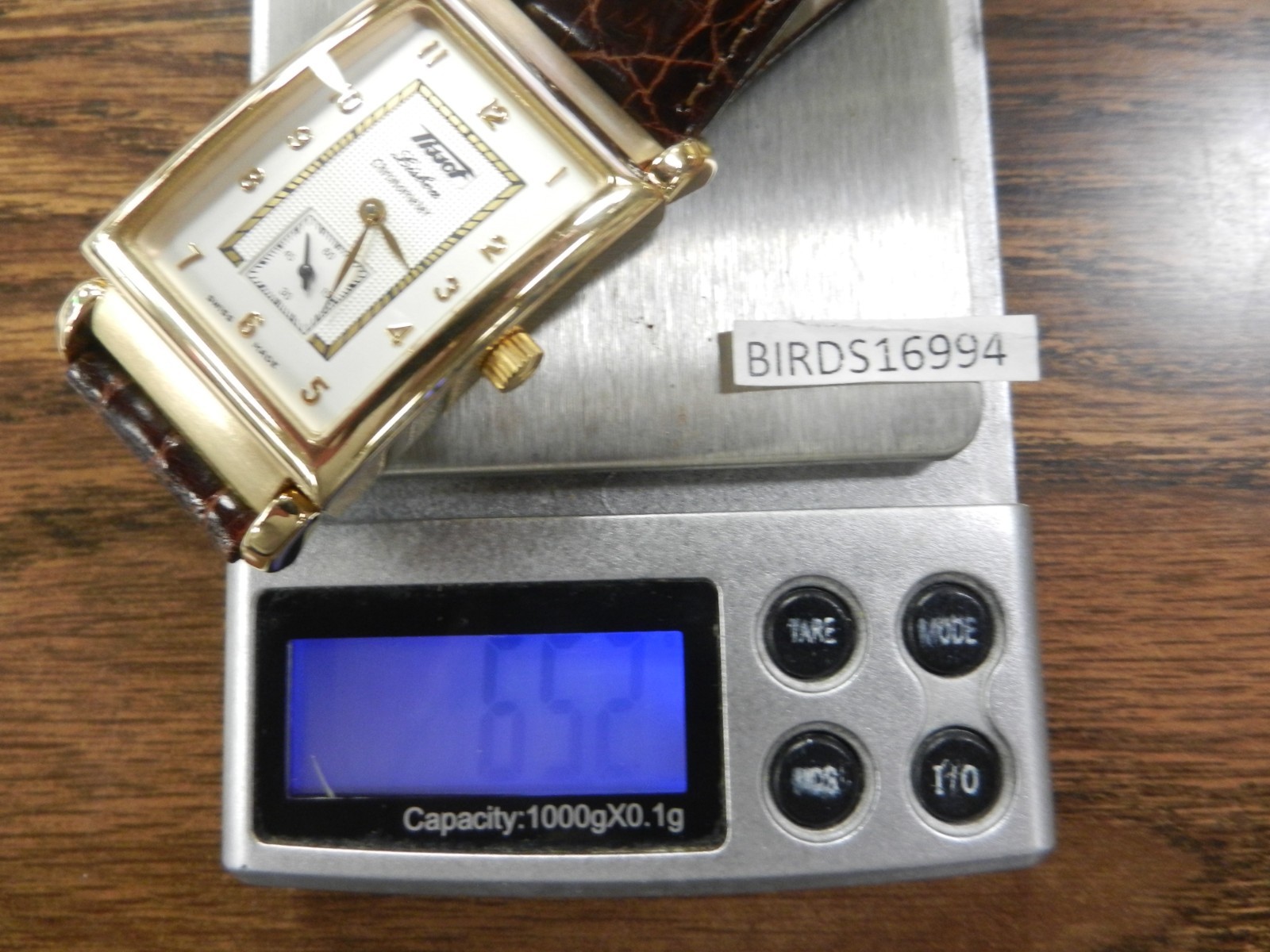 LIMITED EDITION MENS TISSOT 18K GOLD LISBOA CHRONOMETER MENS WATCH H 694.333