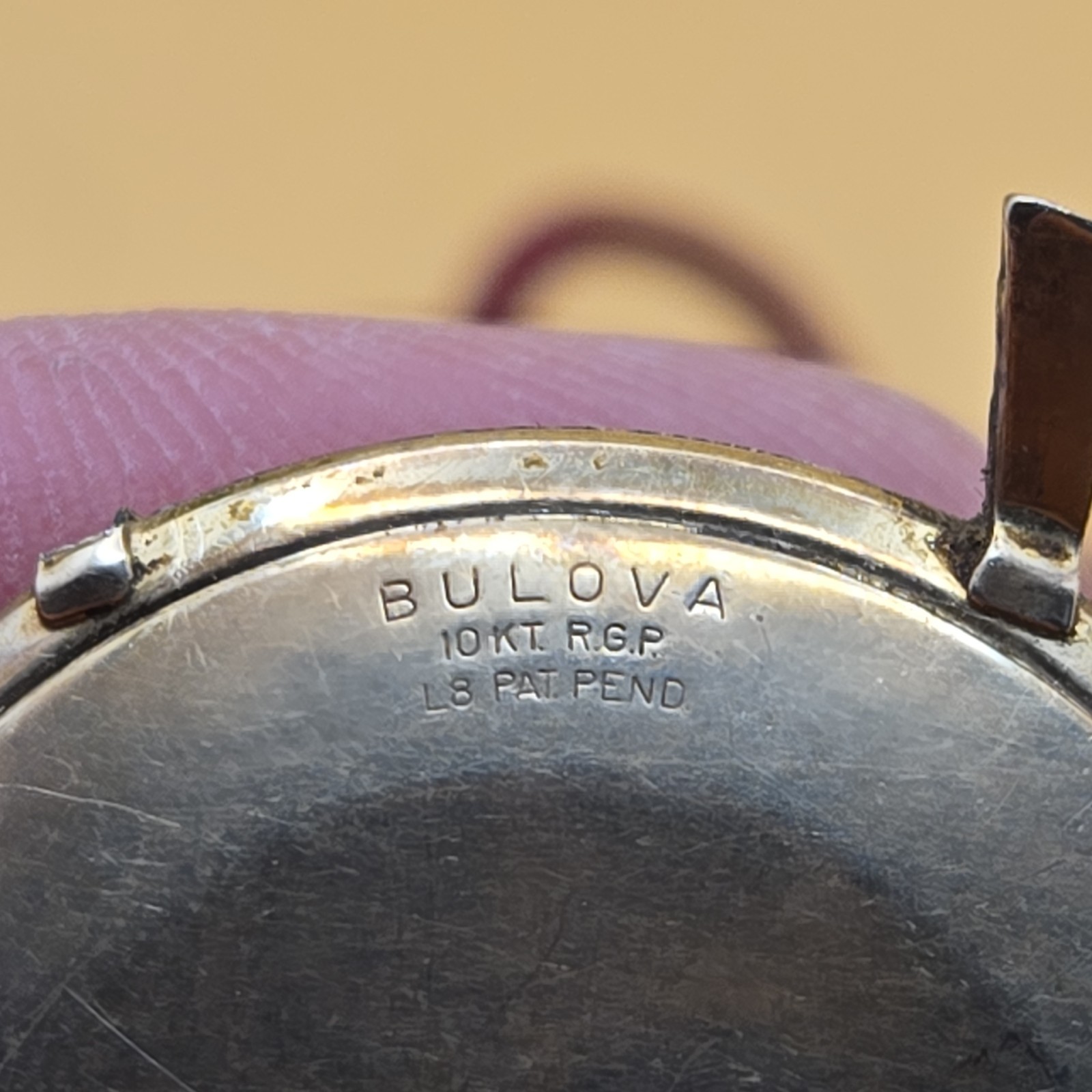 Vintage Bulova Wrist Watch Men 10K Gold Plated 23 Jewels Manual Wind up *Working