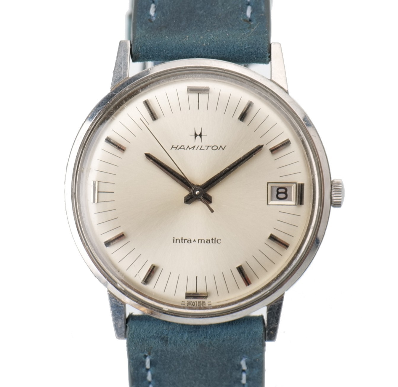 Hamilton Intra-Matic Men’s Automatic Watch Vintage Micro Rotor w/ Date Running
