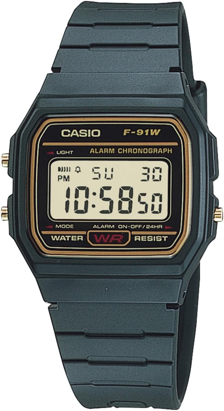 New Casio F-91WS-7A2JF Unisex Watch Gold Japan