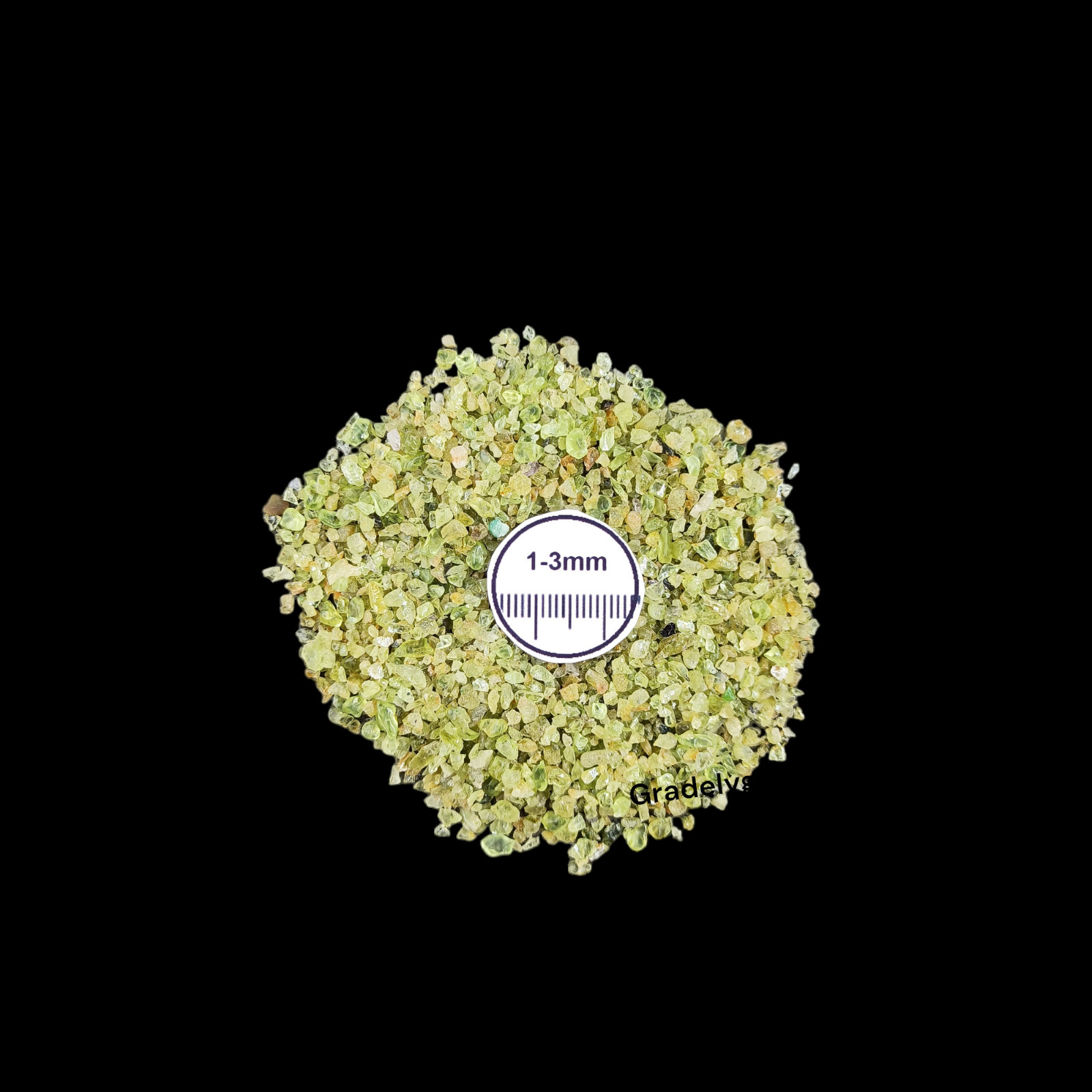 Peridot Gemstone Crushed Powder – Vibrant Green for Resin Art, DIY Crafts, Jewel