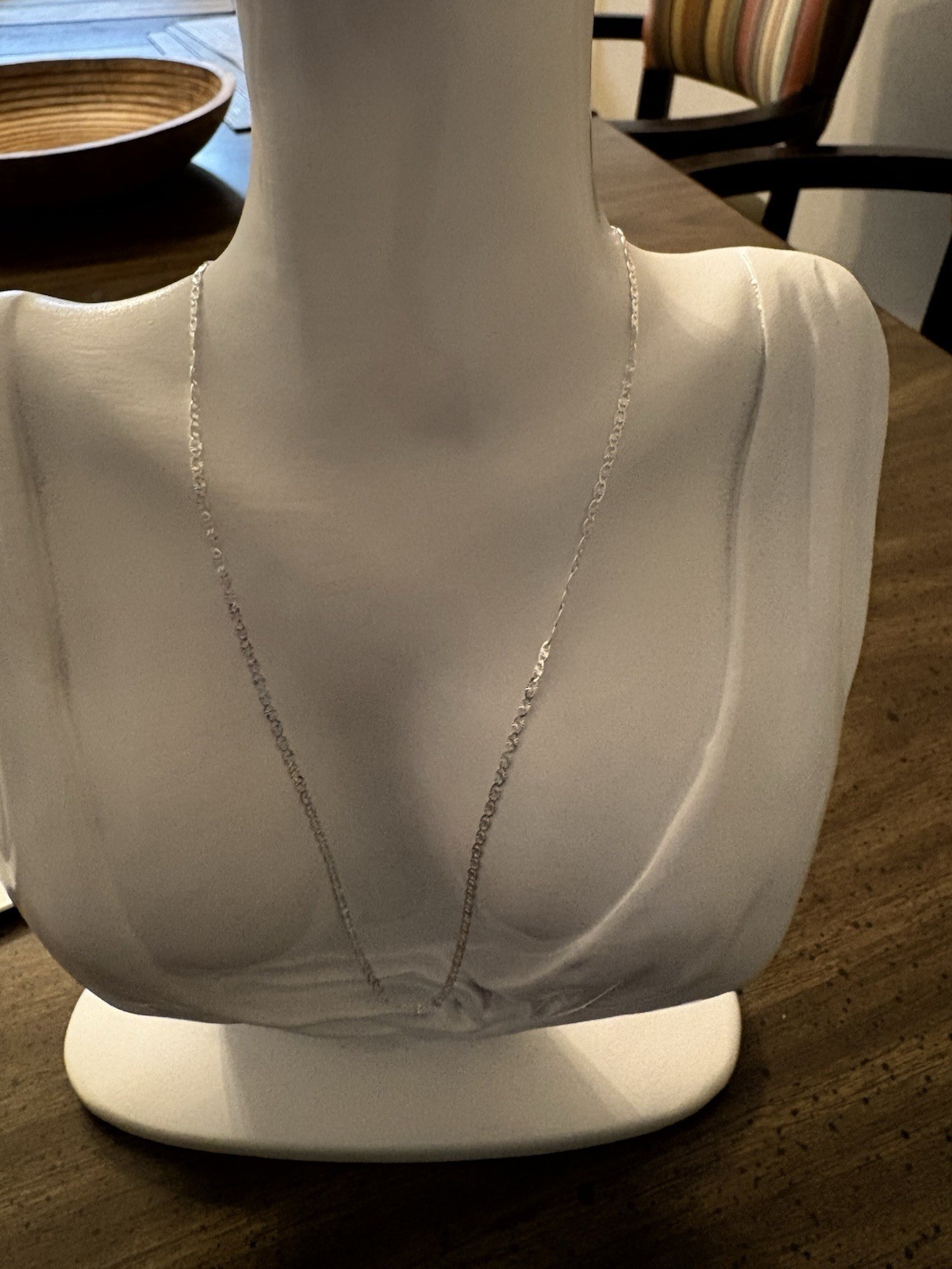 Sunburst Valentino 925 Sterling Silver 18″ Necklace, 1.9 mm, 2.6 grams