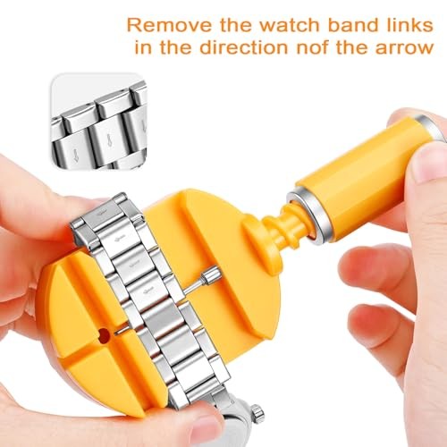 12 Pieces Watch Link Removal Kit，Professional Watch Band Replacement Tool，1