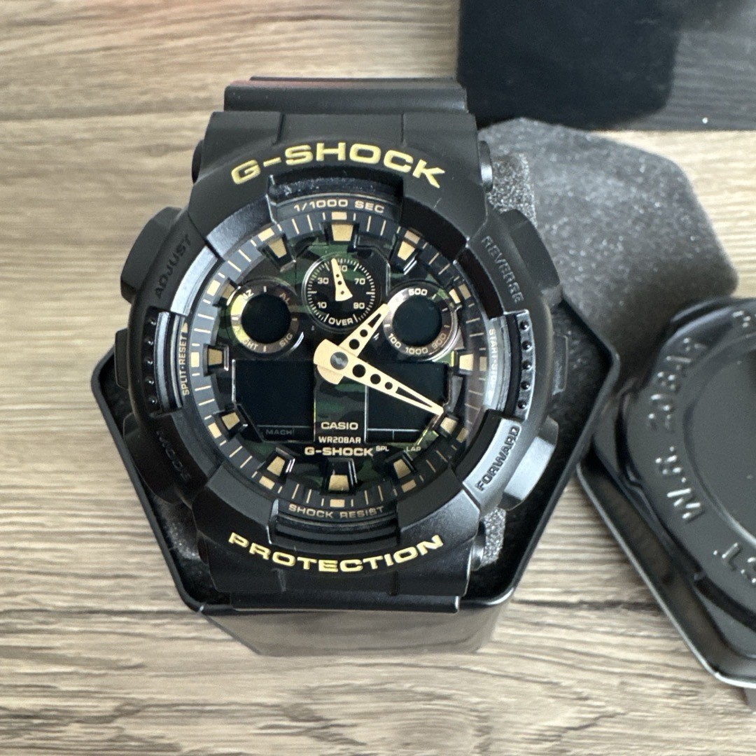 Casio G Shock Camouflage Dial Series GA 100CF 1A9DR