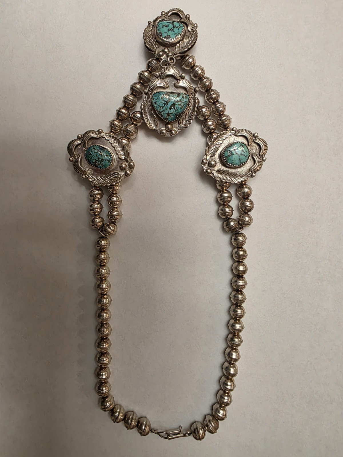 David K Lister DKL Turquoise Necklace 16.5 In Length