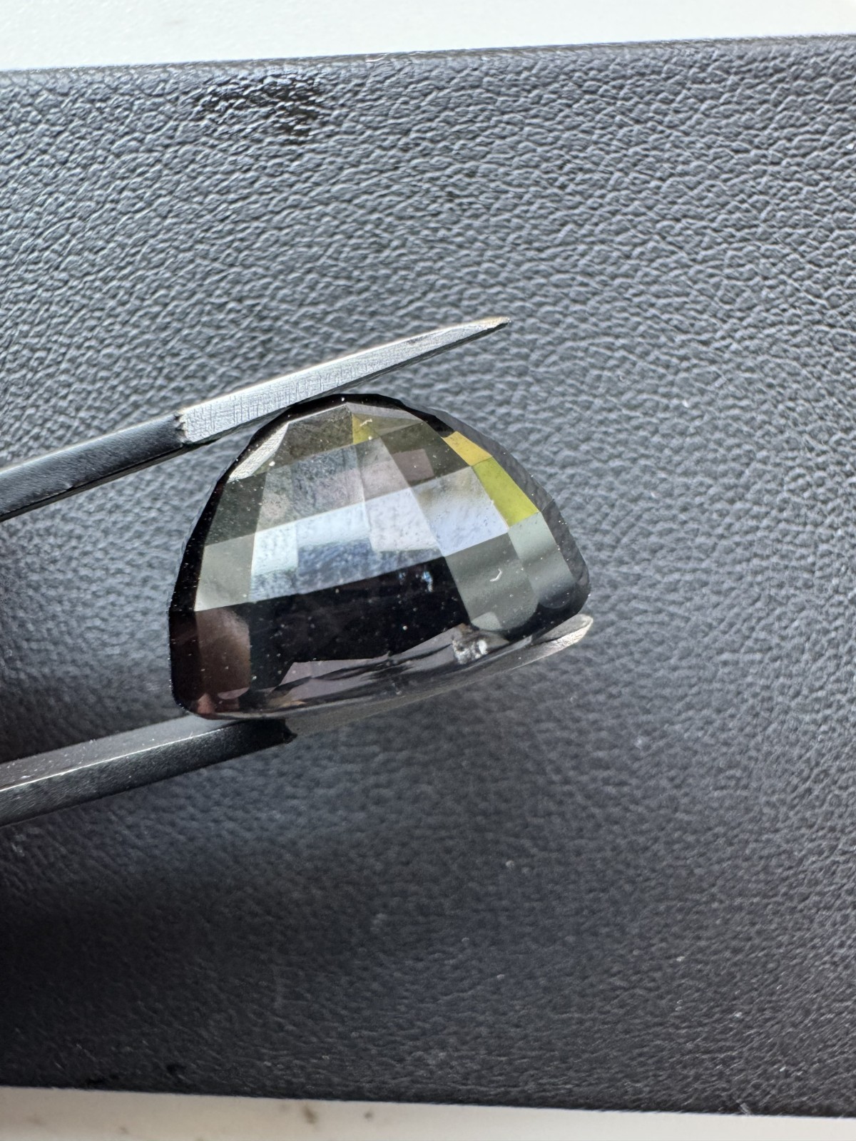 Dark Purple TOURMALINE, 14.04 Carats, 15.4 x 11.8 mm Oval, VSI. Mined in Nigeria