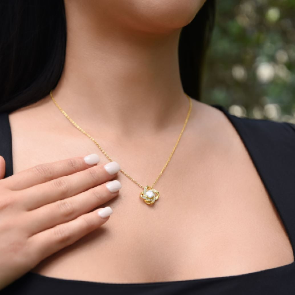 To My Mum Knot necklace mother’s day anniversary valentine’s birthday gift