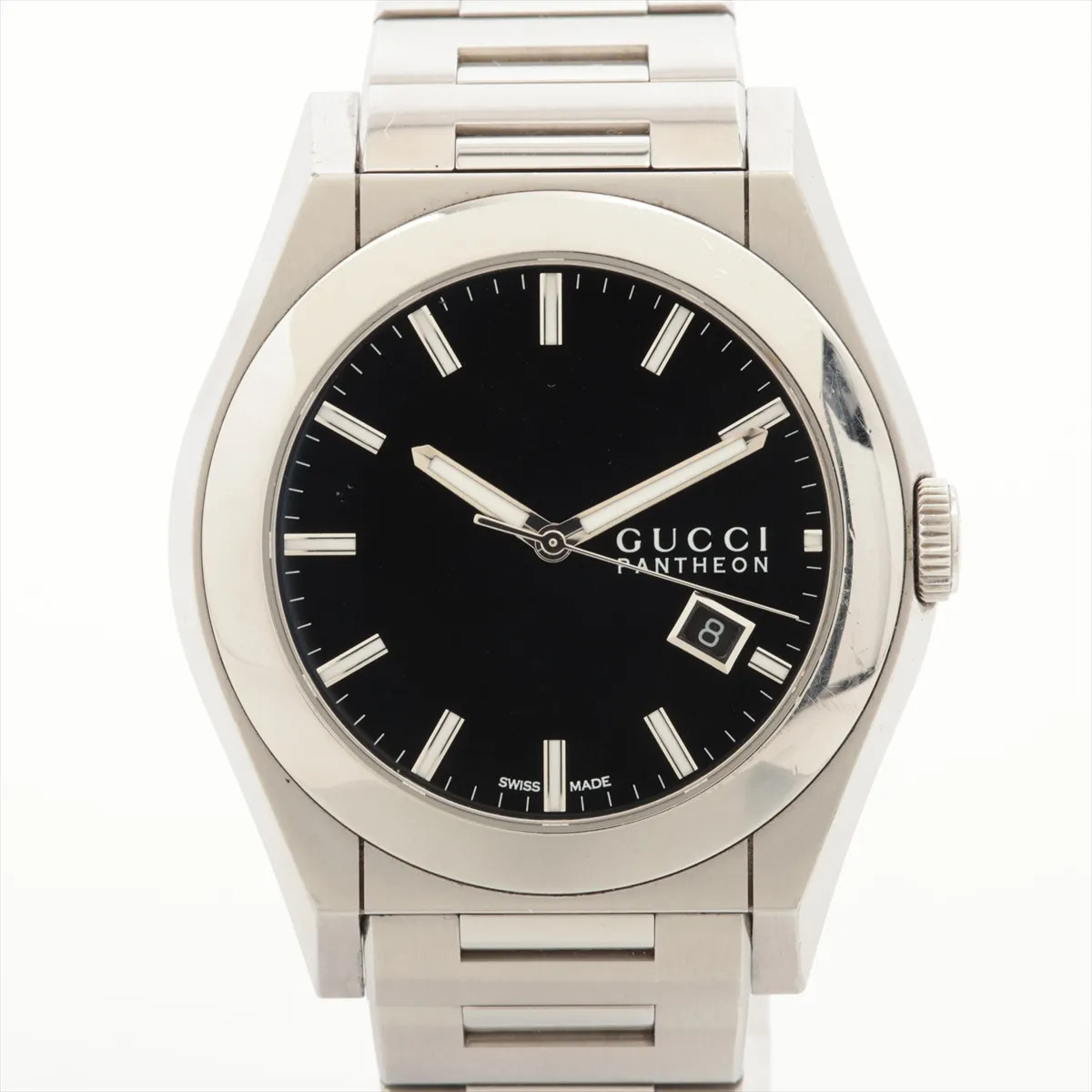 Gucci Pantheon 115.2 SS SS QZ black dial