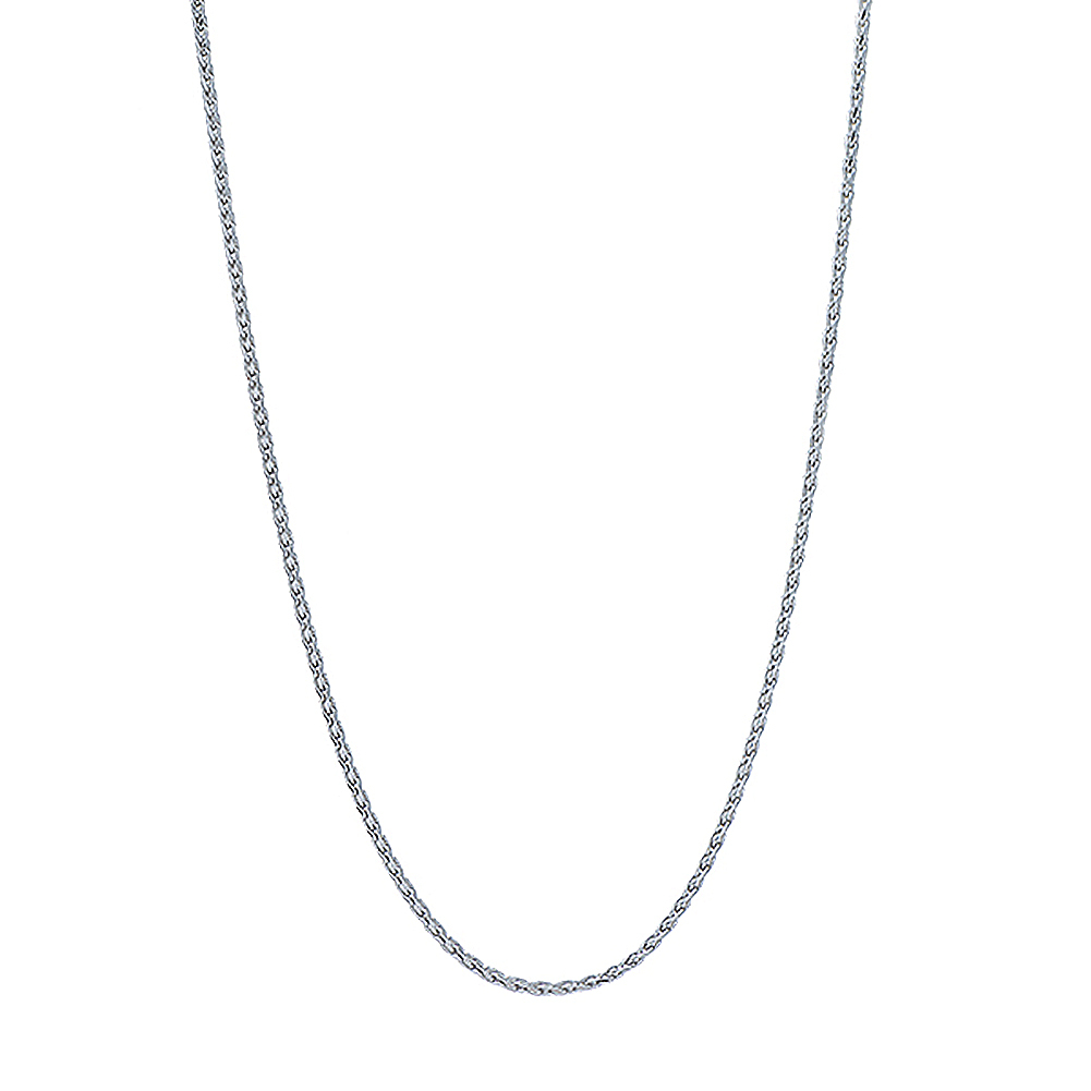Sterling Silver Spiga Chain 1.3mm Necklace 16″ 18″ 20″ 24″