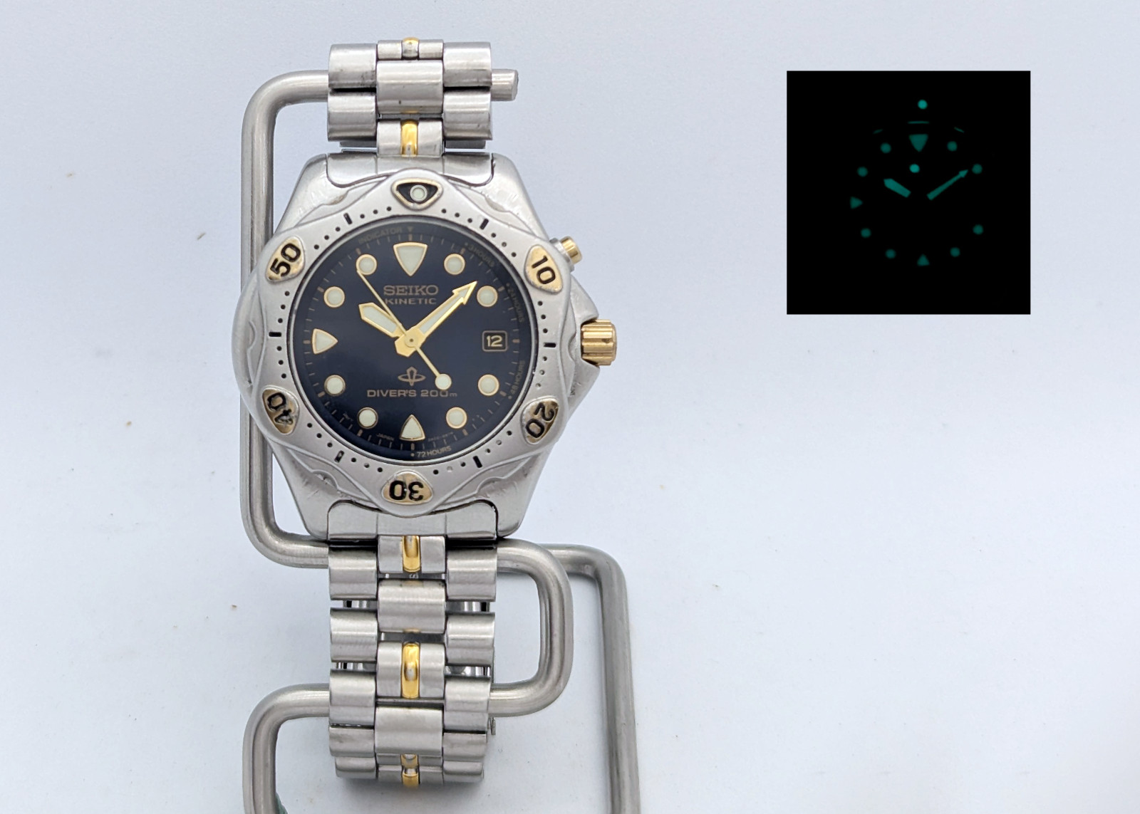 Seiko Kinetic Diver 200M 5M22-6A90 Starfish | New Capacitor, Crystal & Box