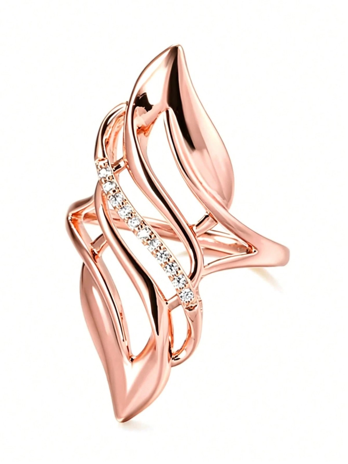 Elegant Cubic Zirconia Ring Round Cut Women’s Engagement CZ Ring Gift for Her US
