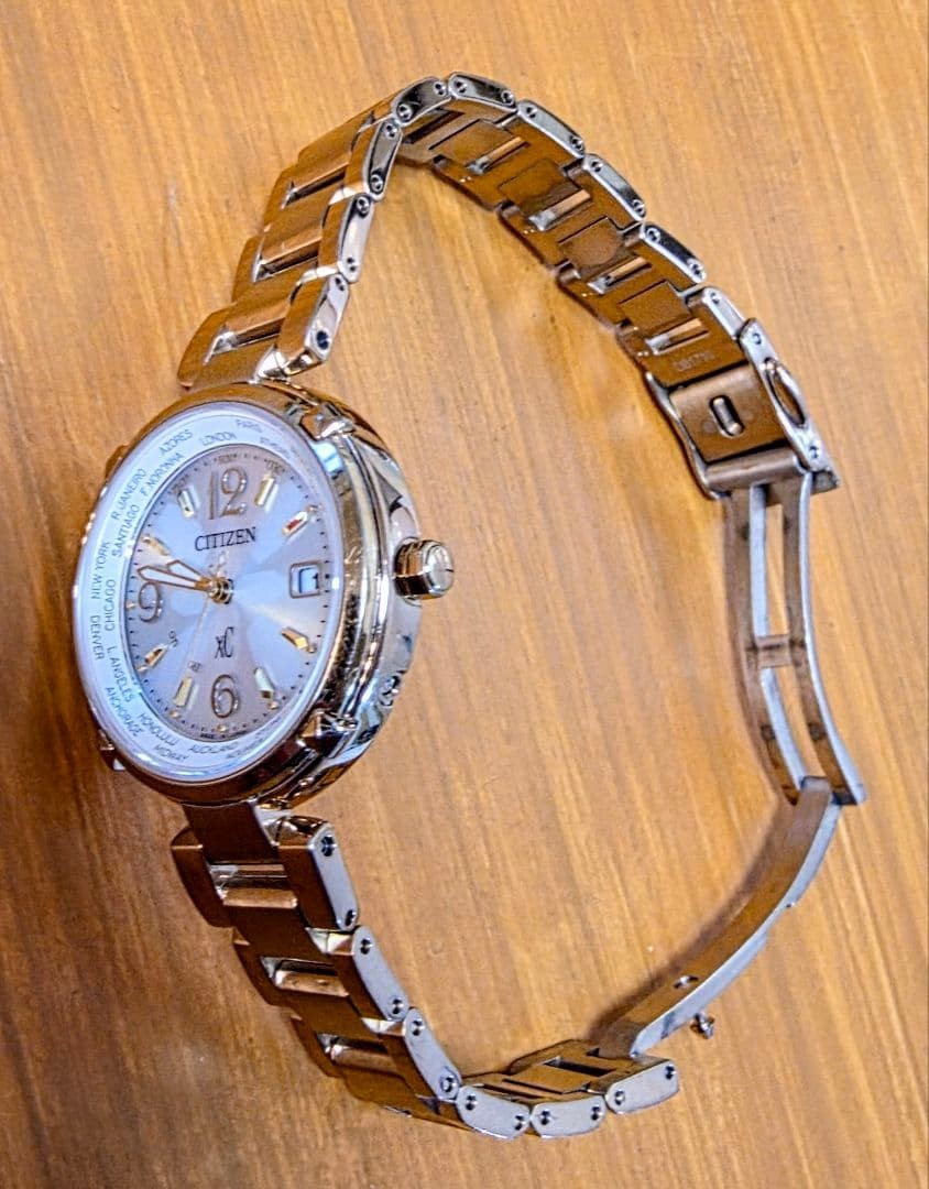 Citizen xC Happy Flight Titanium Wrist 17cm/6.7in Radio Solar Watch NB/NA