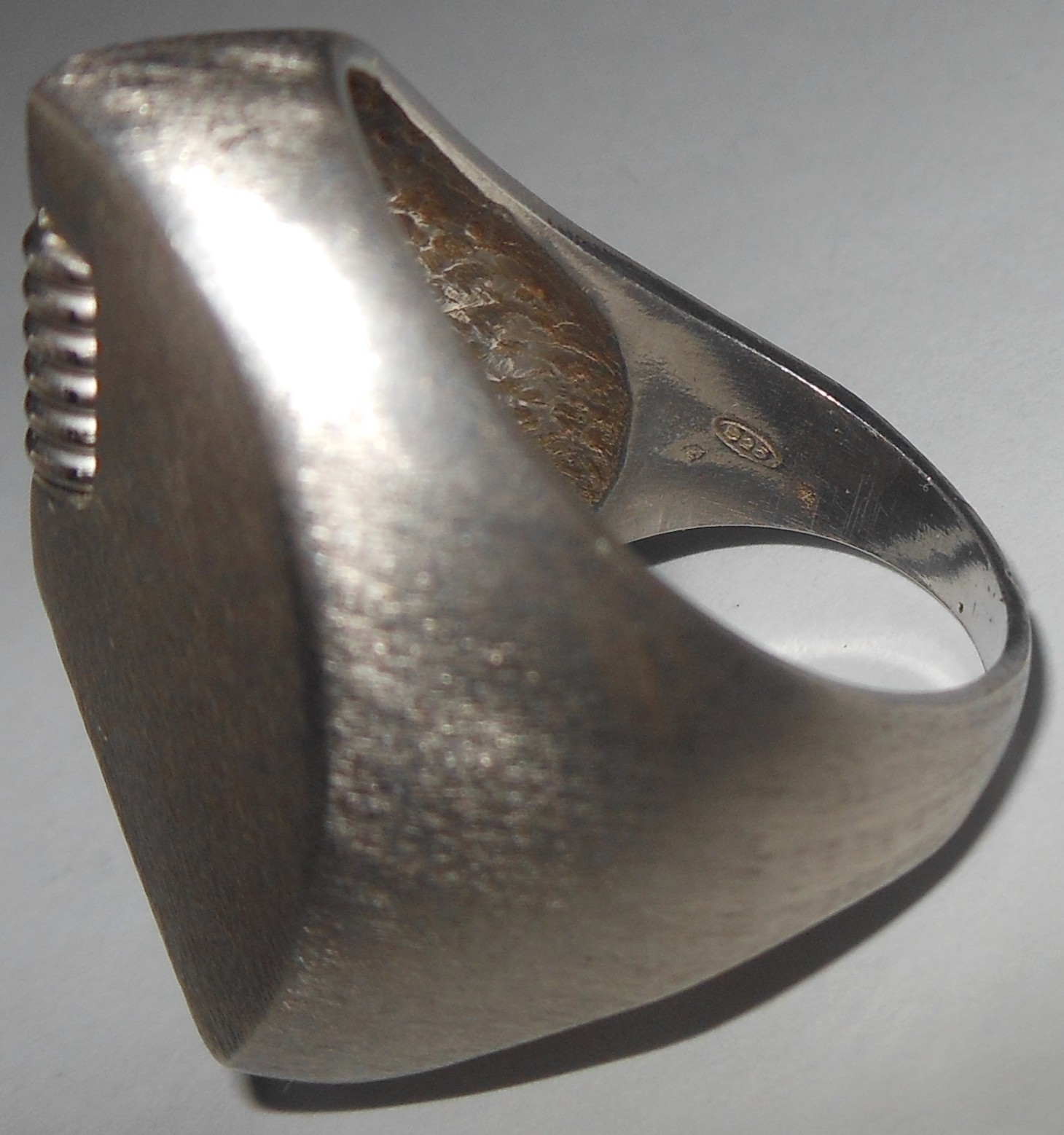 Rare Brutalist Ring Signed Dragons – 925 Sterling Silver – Men, Women.