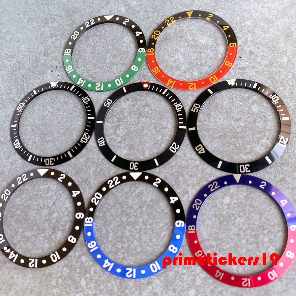 36.5mm*29.2mm Aluminum/Ceramic/Sapphire Material Bezel Insert Ring Watch Parts