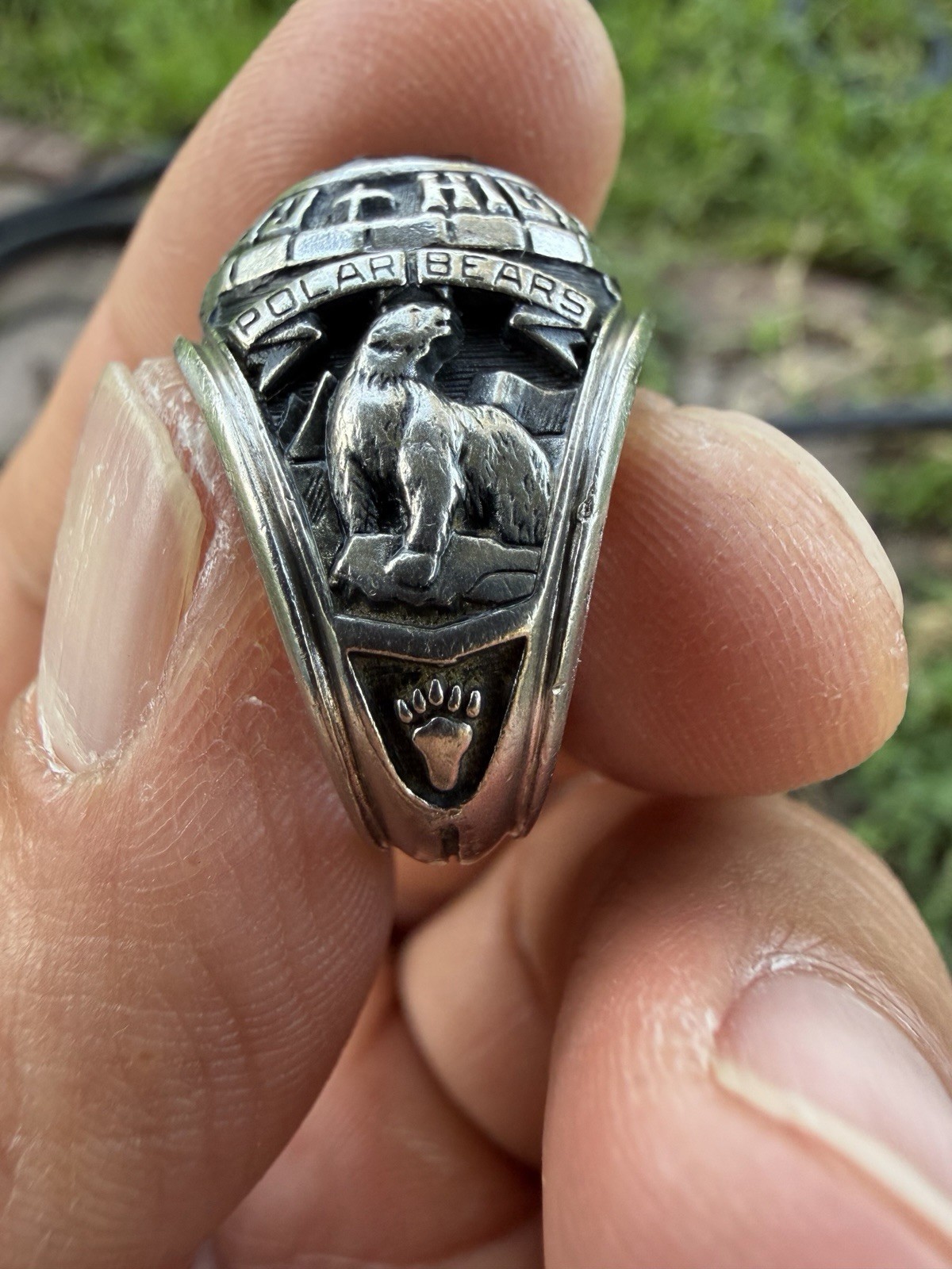 Creston High School Class Ring(10.7palladium )
