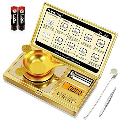 THINKSCALE Milligram Scale, 50g/0.001g Digital Pocket Scale, Mini Gram Scale