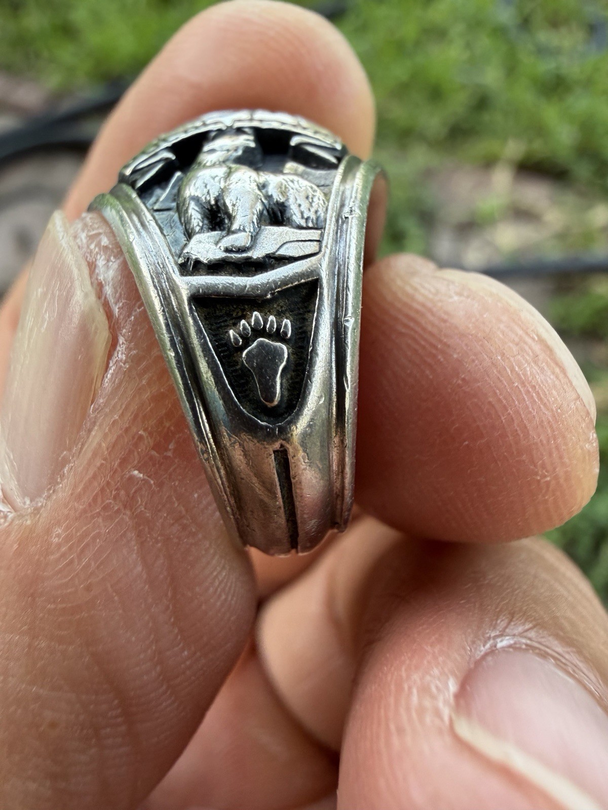 Creston High School Class Ring(10.7palladium )