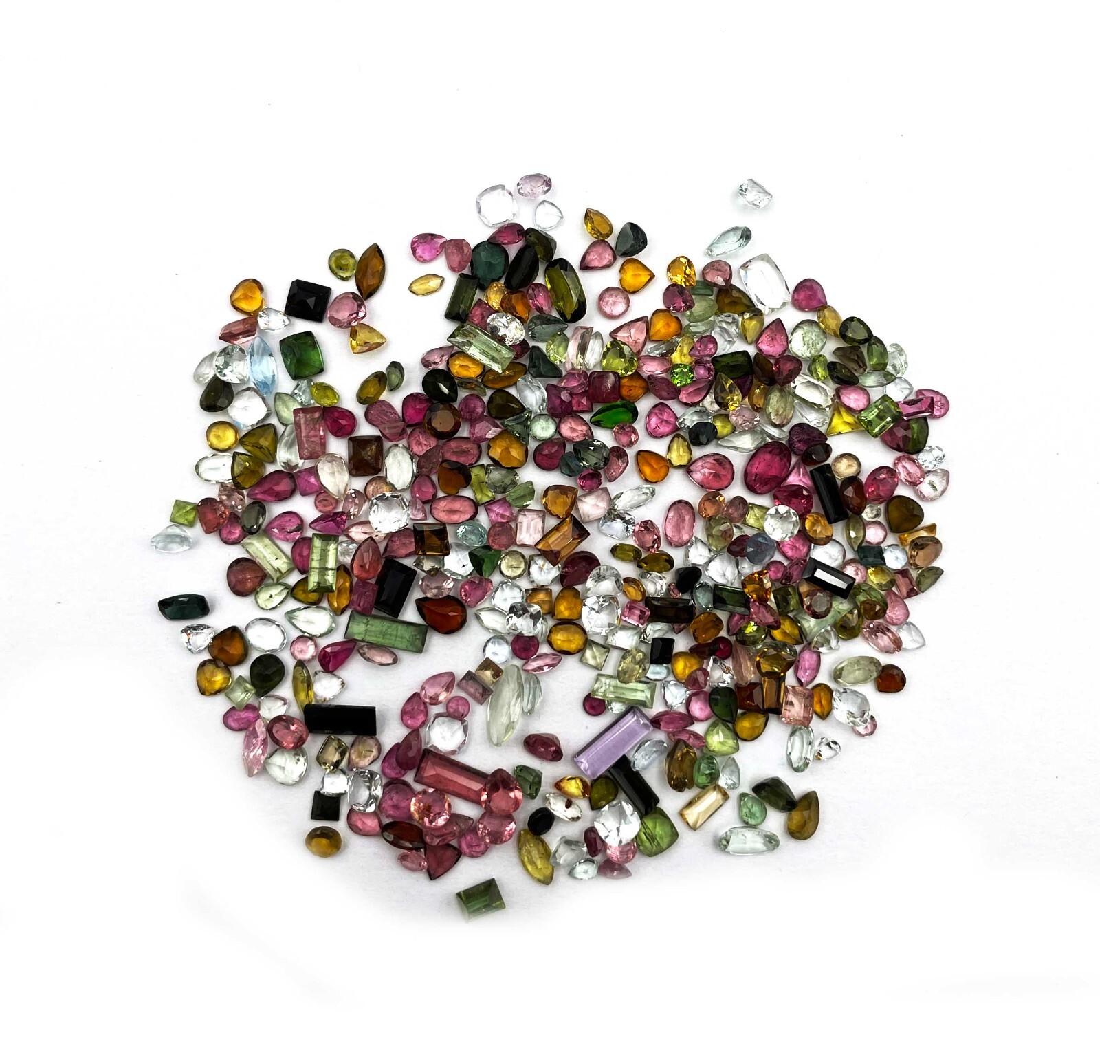 Natural Multi Tourmaline Mix Shape Cut Loose Gemstone 31 Pcs 2.50-3*6 MM 5 CT