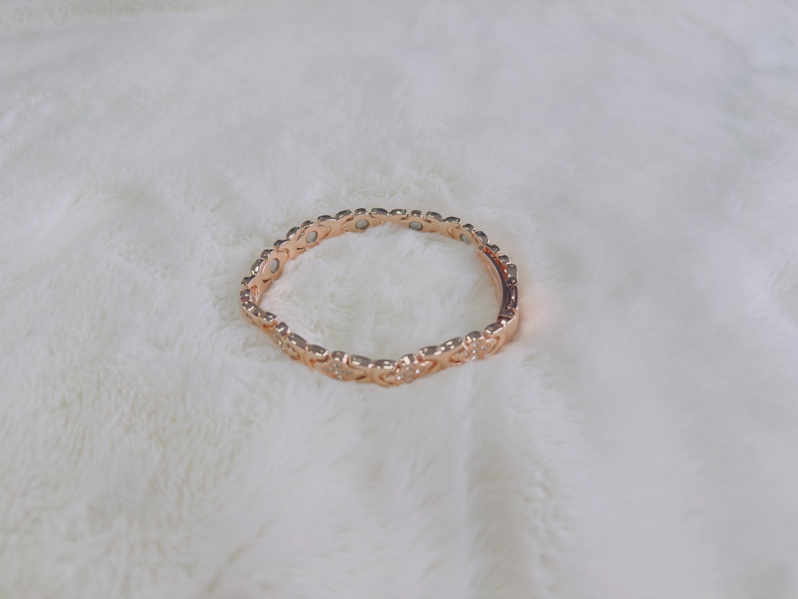 Jecanori Copper Bracelets for Women, Pure Copper Magnetic Bracelet with 3500 Gau
