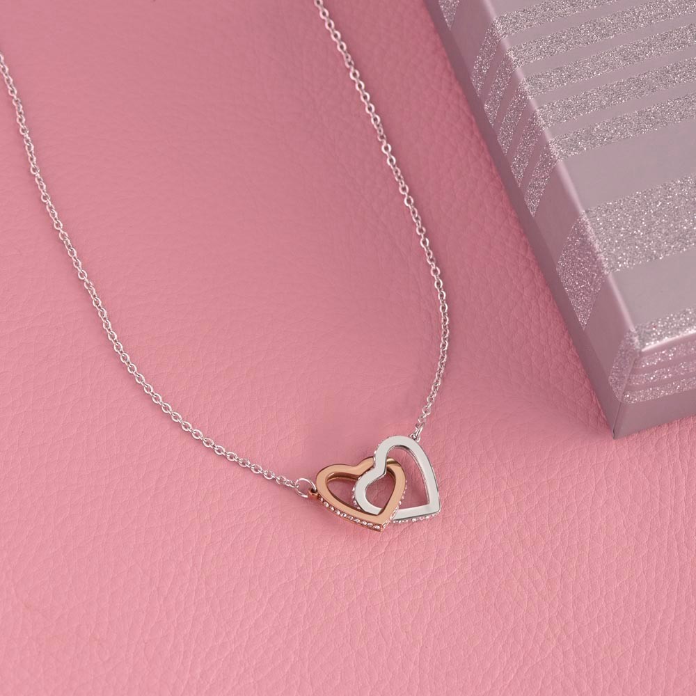 Romantic Wife Necklace Gift, Beautiful Forever Love Jewelry Gift For Wife