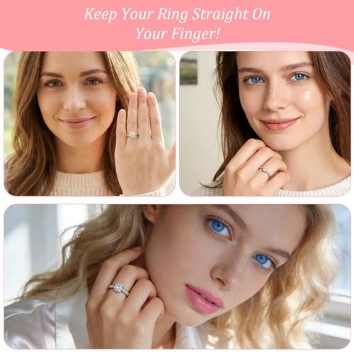 Thinp Ring Size Adjuster, 100 Pack Invisible for Samsung Galaxy/Oura Rings Gen
