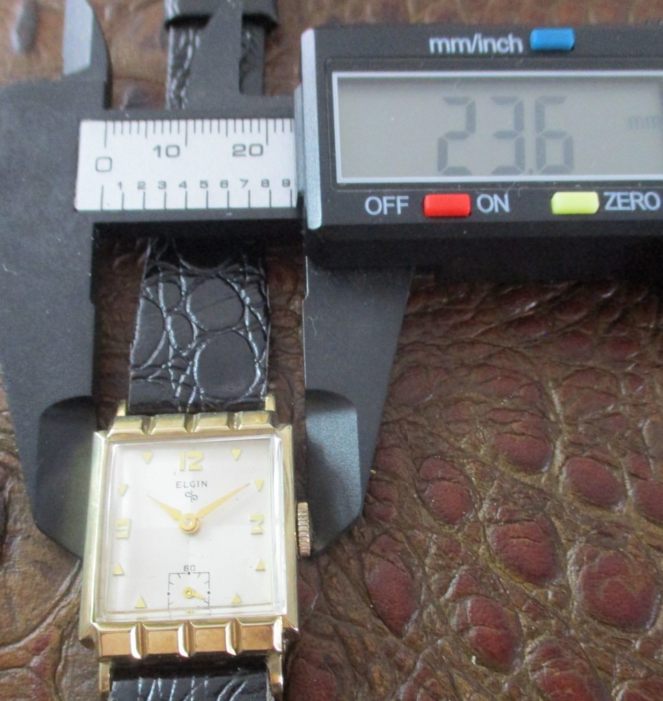 Vtg Elgin Art Deco Mens Wristwatch 10K RGP Star Case Runs Fresh Crystal Cal 673