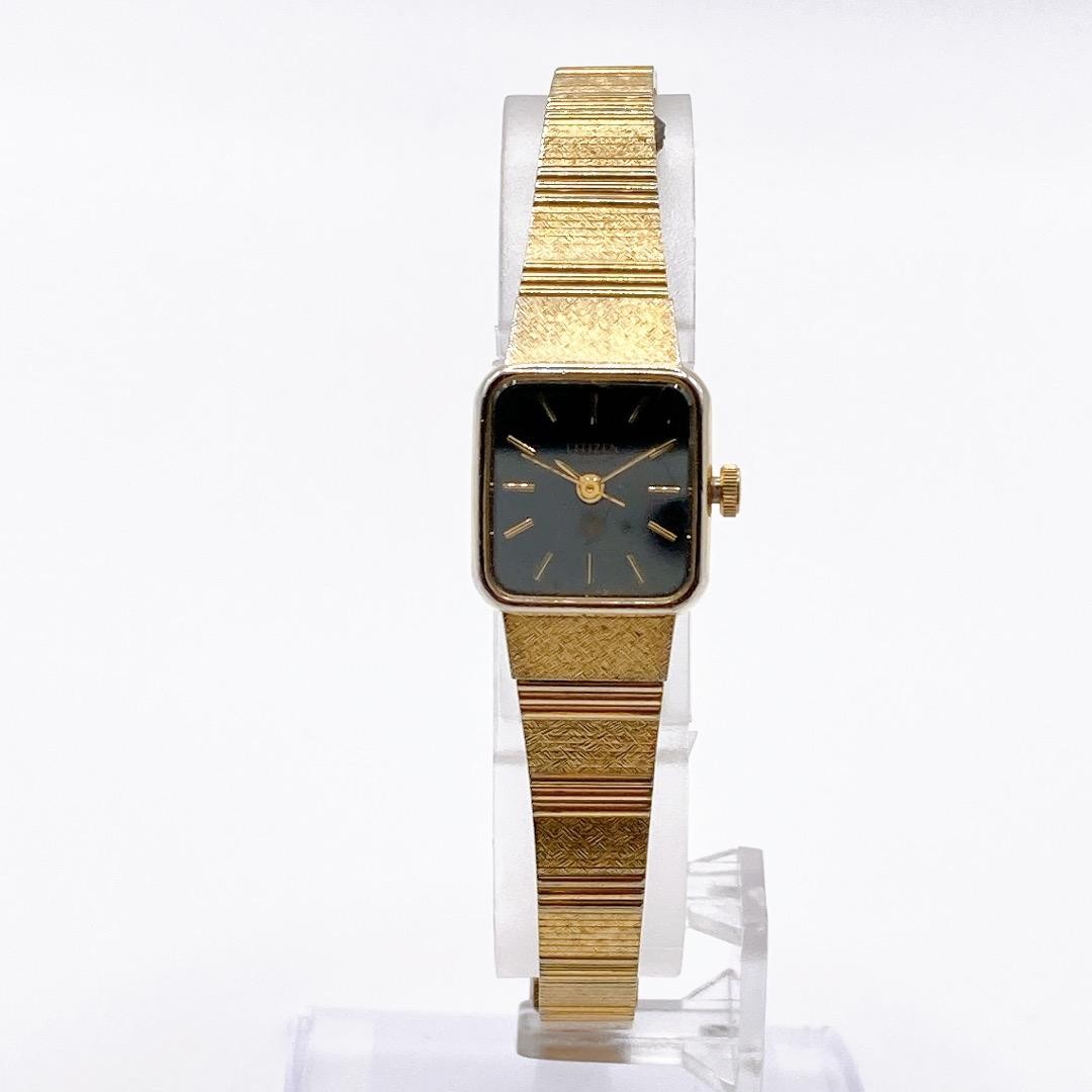 CITIZEN ladies’ quartz wristwatch black dial 232
