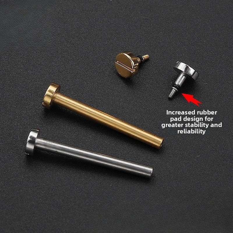 Stainless Steel Watch Strap Screw Rod Notch Strap Connect Rod for Cartier Pasha