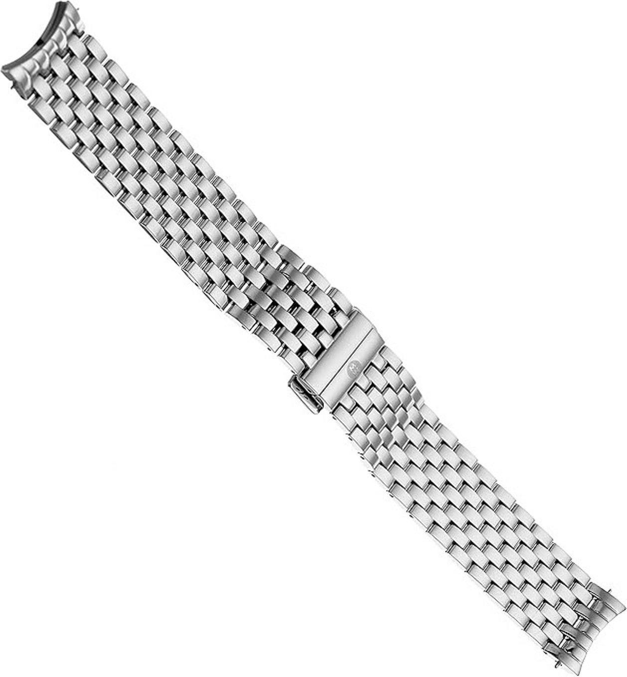MICHELE Gracile 18MM Seven Link Stainless Steel Watch Band MS18FO235009 $345