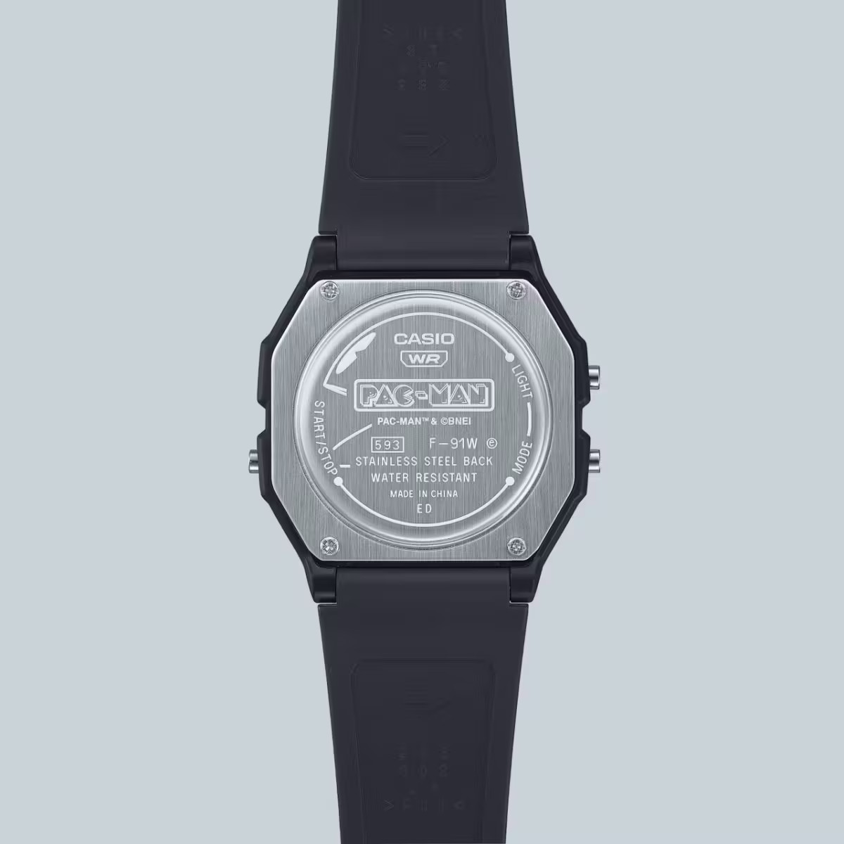 Casio F-91WPC-1A PACMAN Limited Edition Digital Black Dial 35mm New Unisex Watch