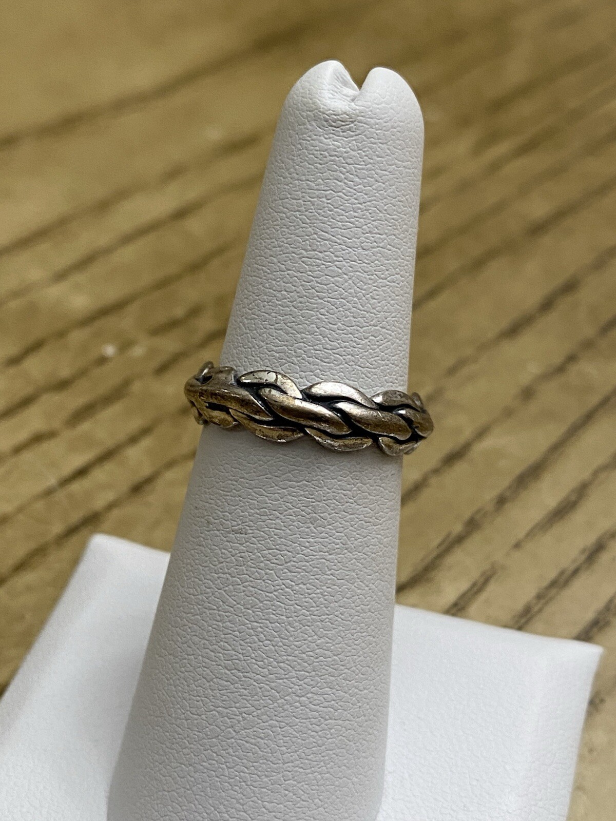 Wheeler Manufacturing Sterling Silver 925 Designer Signed Band Ring Size 5.75